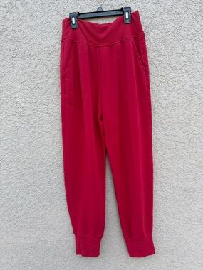 Athleta Red Jogger Pants